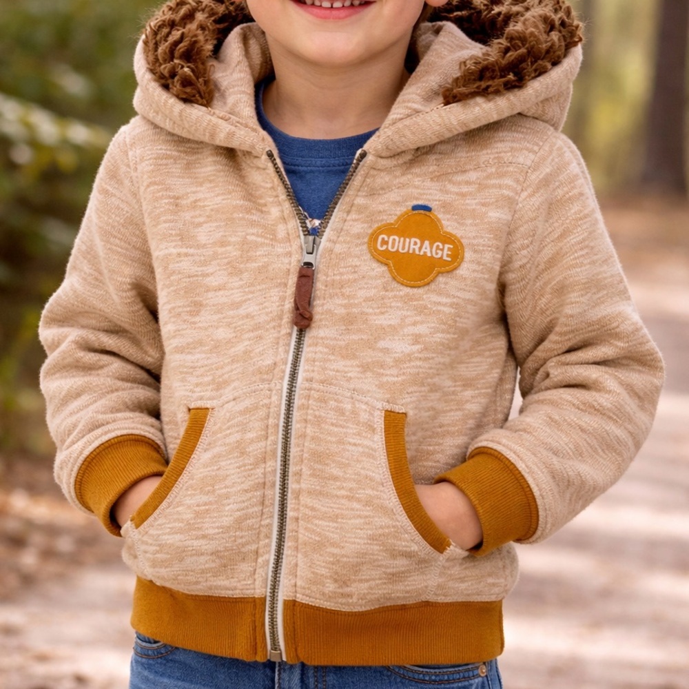 Osh kosh kids 'Courage' Hooded Zip Jacket